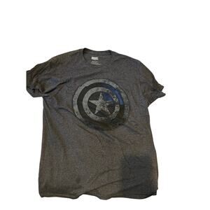 Vintage Marvel Captain America Gray T-Shirt Mens M
